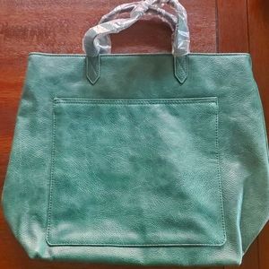 NEW Thirty-One Window Shopper Ltd Jade Green Handbag Purse Tote